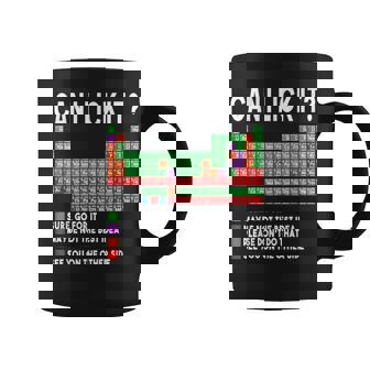 Can I Lick It Periodic Table Science Teacher Boy And Girls Coffee Mug - Monsterry