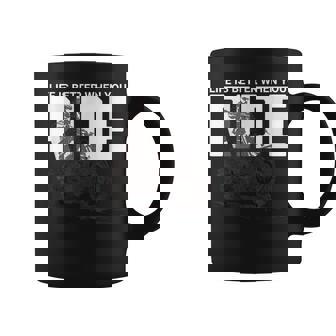 Life Is Better When You Ride Cool Motorcycle Biker Boys Coffee Mug - Thegiftio UK