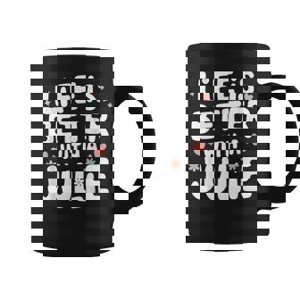 Life Is Better With A Julie 面白い名前 Julie コーヒーマグ - Kawaiitshirt