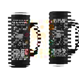 Life Without Horses グルーヴィーな乗馬 乗馬 コーヒーマグ - Kawaiitshirt