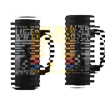 I Like Beer My Cat And Maybe 3人 猫好き ギフト コーヒーマグ - Kawaiitshirt