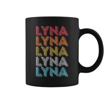 Lindo Regalo Personalizado Lyna Nombre Personalizado Taza de café - Regaloses
