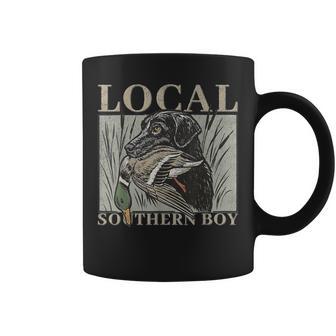 Local Southern Boy Duck Hunting Black Lab Outdoor Vintage Coffee Mug - Monsterry