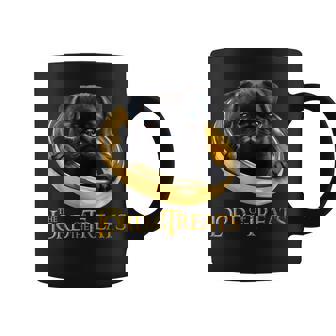 Lord Of The Treats 御馳走の主-クリスマスのための面白い黒いパグ犬 コーヒーマグ - Kawaiitshirt