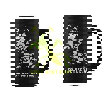 Love Ain't Easy カマキリ ユーモア 昆虫 恋人 ジョーク コーヒーマグ - Kawaiitshirt