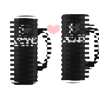 I Love Ayane 私は愛する Ayane コーヒーマグ - Kawaiitshirt