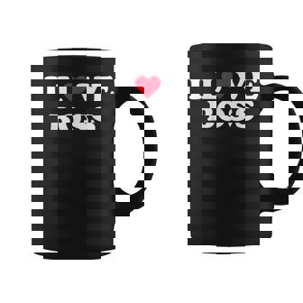 I Love Boss マッチング ガールフレンド&ボーイフレンド ボス名 コーヒーマグ - Kawaiitshirt