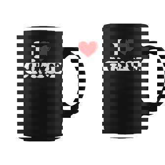 I Love Grace I Heart Grace ファーストネーム グレース ジョーク 面白い コーヒーマグ - Kawaiitshirt