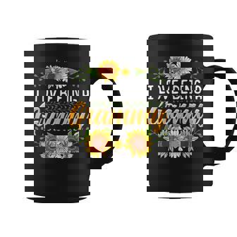I Love Being A Grammy Sunflower Coffee Mug - Monsterry