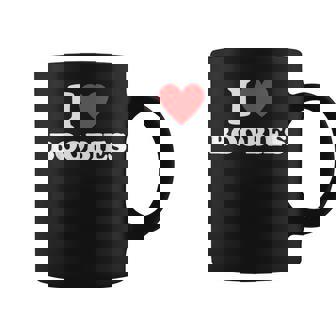 I Love Heart Boobies Traje Divertido I Red Hot Heart Boobies Taza de café - Regaloses