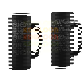 Love Heart Kowloon グランジ ヴィンテージスタイル ブラック 九龍 コーヒーマグ - Kawaiitshirt