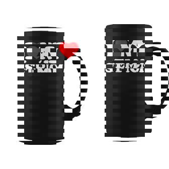 I Love Heart My Stepmom Family Step-Mom Bonus Mom Coffee Mug - Monsterry