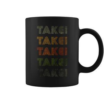 Love Heart Takei グランジ ヴィンテージスタイル ブラック 武井 コーヒーマグ - Kawaiitshirt