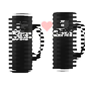 I Love Heart コナン ネームtシャツ コーヒーマグ - Kawaiitshirt