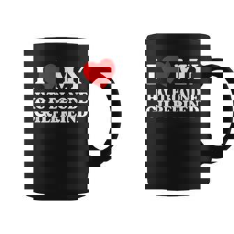 I Love My Hot Blonde Girlfriend I Heart My Girlfriend Taza de café - Regaloses