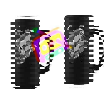 Love Retro Mixtape 80'S Blank Cassette Tape Lápiz 80S 90'S Taza de café - Regaloses