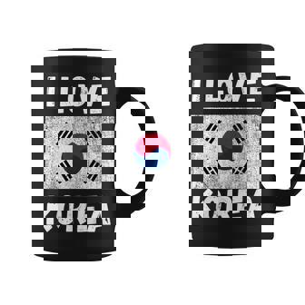 I Love 韓国 韓国 家族 旅行 お土産 コーヒーマグ - Kawaiitshirt
