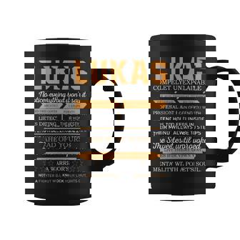 Lukas Completely Unexplainable Notices Everything But Won’T Say It Name Coffee Mug | Seseable UK