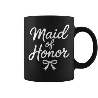 Maid Of Honor Mariage Enterrement Deie De Jeune Fille Tasse - Cadeauxyz