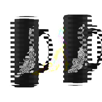 Maison Colorée Pour Amoureux Des Chats Tasse - Cadeauxyz