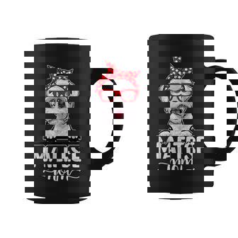 Maltese Head Bandana Mom Dog Lover Mom Coffee Mug - Monsterry