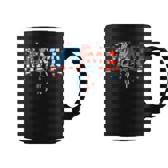 Mama 4Th Of July American Patriotic Mom Grandma Coquette Bow Coffee Mug | Mazezy