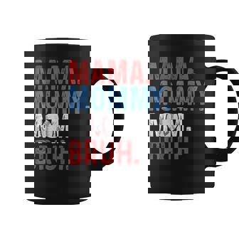 Mama Mommy Mom Bruh Baseball Mom Vintage Mother Coffee Mug | Mazezy