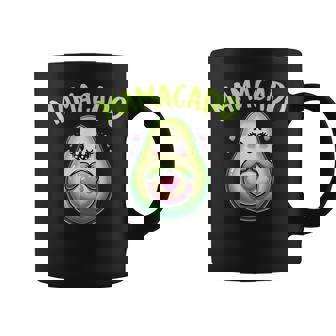 Mamacado Cute Avocado Mom Pregnancy Announcement Coffee Mug - Monsterry