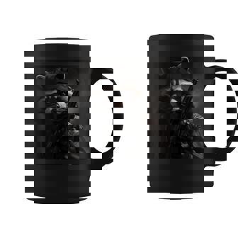 Mapache Como Ladrón Mapache Divertido Taza de café - Regaloses