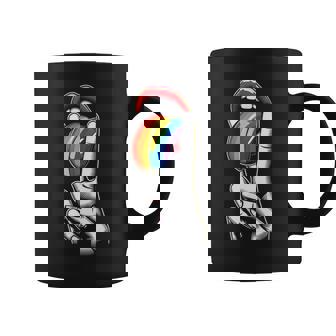 Masc Lesbian Stuff Tongue Rainbow Gay Pride Ally Lgbtq Adult Coffee Mug | Mazezy