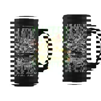 Master Baiter Bass Fishing Fisher Papa Dad Happy Fathers Day Coffee Mug - Monsterry