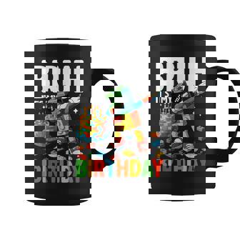 Master Builder Dabbing Blocks Bricks Bruh Its My Birthday Coffee Mug - Monsterry