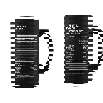 Mayu 栄養成分表示 コーヒーマグ - Kawaiitshirt