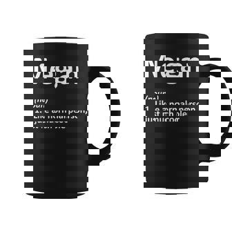 Megan Definition Personalized Name Birthday Idea Coffee Mug - Monsterry