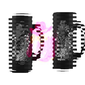 Melanin Cowgirl Western Boots Afro Western Rodeo Coffee Mug - Thegiftio