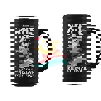 Mele Kalikimaka ハワイアン クリスマス ハワイ サーフィン サンタ コーヒーマグ - Kawaiitshirt
