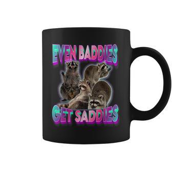 Même Les Méchants Deviennent Tristes Racoon Drôle Même Tasse - Cadeauxyz