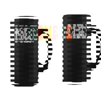 Memere Retro Groovy Print Mom Cute Grandma Coffee Mug - Monsterry