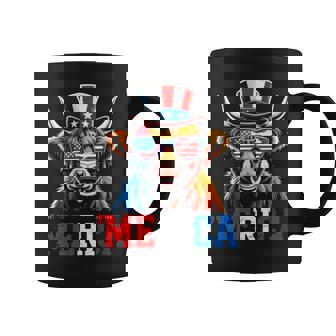 'Merica Patriotic 4Th Of July Highland Cow Usa Coffee Mug | Mazezy