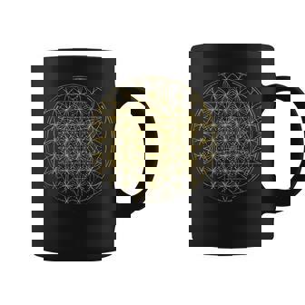 Metatron Cube 64 Tetraedro Flor De Laida Geometríaagrada Taza de café - Regaloses