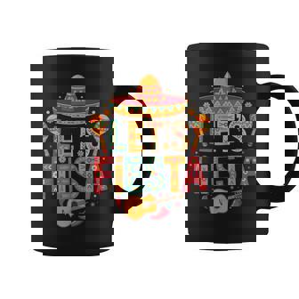 Mexican Lets Fiesta Guitar Cinco De Mayo Coffee Mug - Seseable