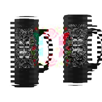 Mexican Independence Day Mexico Butterfly Flag Women's Coffee Mug - Monsterry
