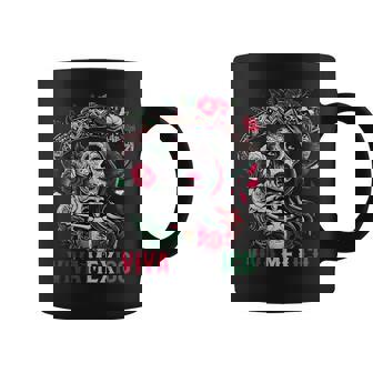 Mexican Independence Day Sugar Skull Viva Mexico Women Coffee Mug | Mazezy