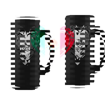Mexico Flag Heart Mexican Coffee Mug - Thegiftio