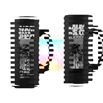 Miami Beach Floridaummer Palmacaciones Usa Taza de café - Regaloses