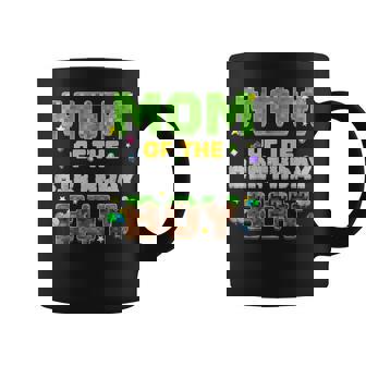 Mom Of The Birthday Boy Pixel Gamer Party Matching Family Coffee Mug - Thegiftio