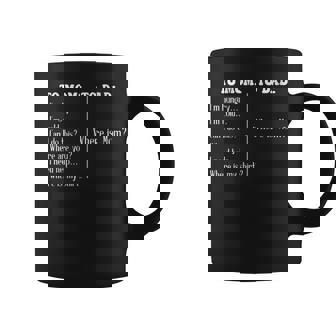 To Mom To Dad Dad Where Is Mom Coffee Mug | Mazezy