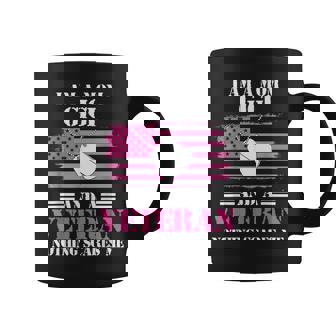I Am A Mom Gigi And A Veteran Nothing Scares Me Mother's Day Coffee Mug - Monsterry