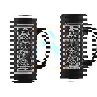 The Mom Tarot Card Skeleton Witch Mom Skull Mama Coffee Mug | Mazezy