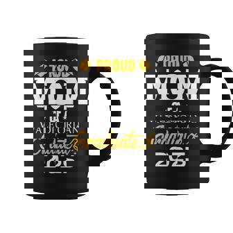 Mom Of A Valedictorian Graduate 2025 Family Valedictorian Coffee Mug - Thegiftio